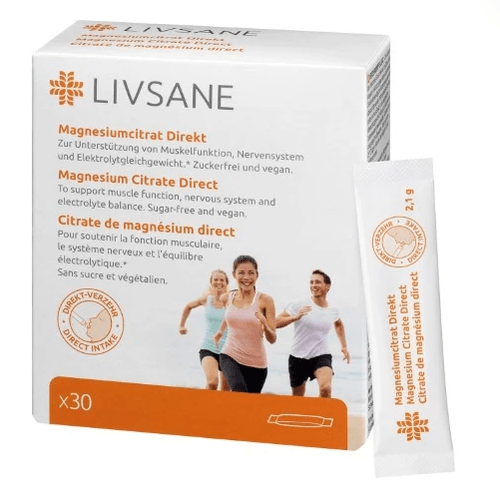 Livsane Magnesium citrat direct 30 vrecúšok